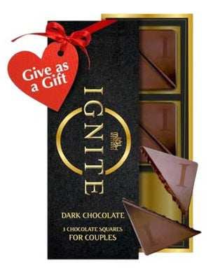 MBDH WELLNESS Ignite Dark Chocolate for Couples Mood and Vitality (6 pieces)
